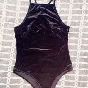 Black Velvet One Piece